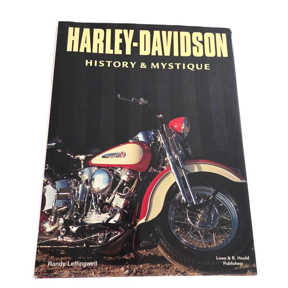 Vintage 90s Harley-Davidson: History & Mystique Oversized Hardcover Photo Book